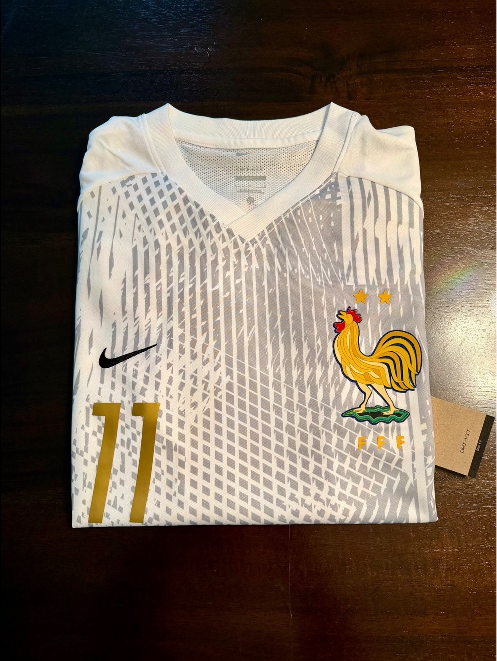 Nike France White Olise Jersey Large